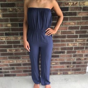 Navy blue jumpsuit